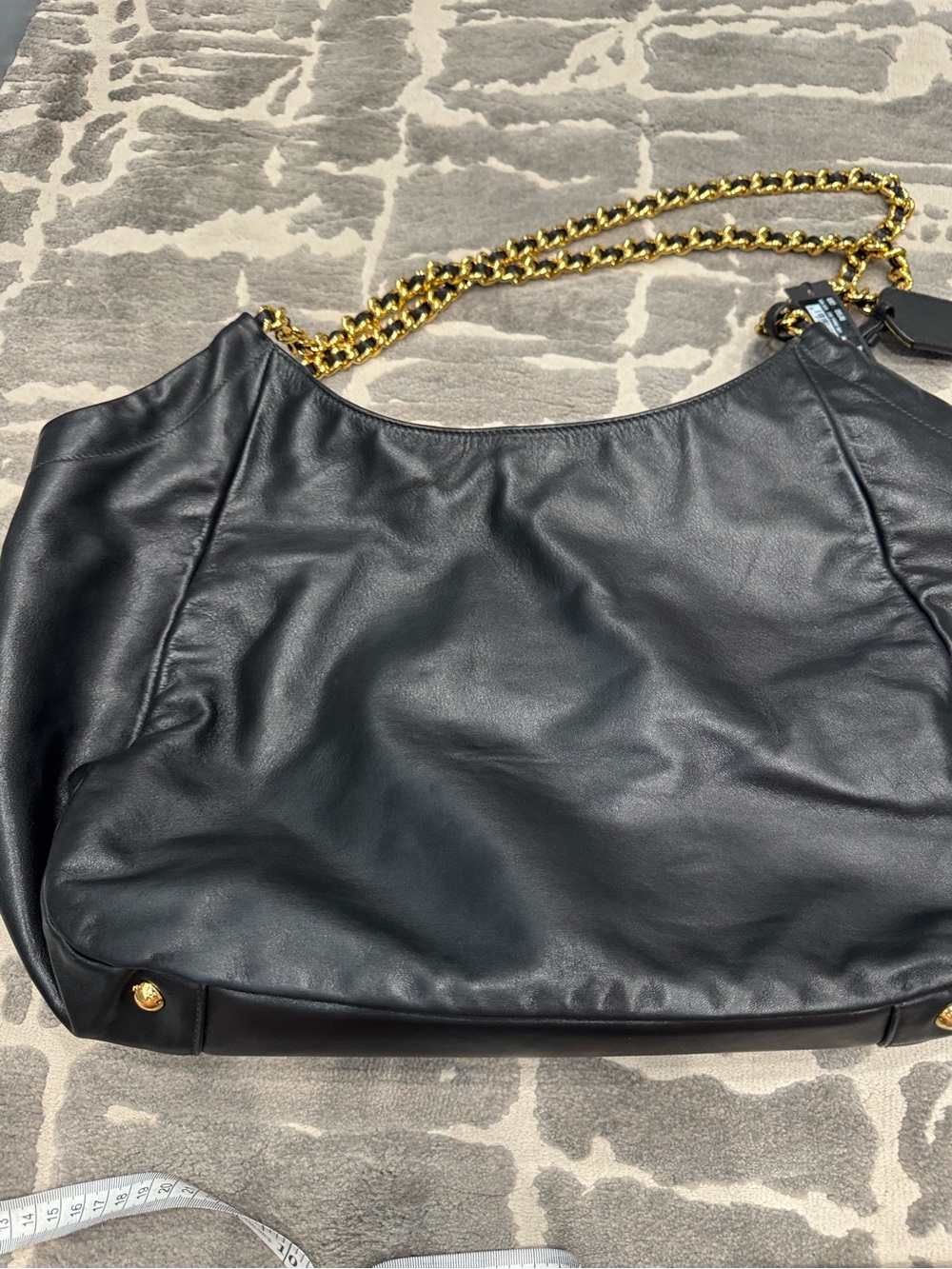 PRADA
Baltico Soft Calfskin Leather Chain Tote Bag BR4826 used - Picture 12 of 17